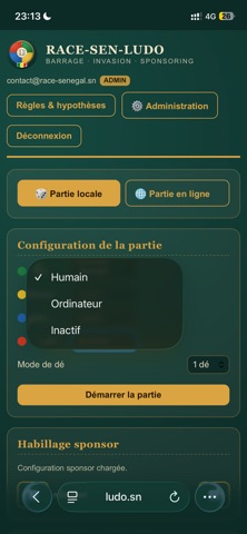 RACE-SEN-LUDO iPhone screenshot