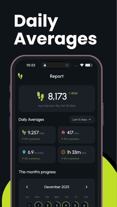 Strift: Step & Weight Tracker Screenshot 5 of 5