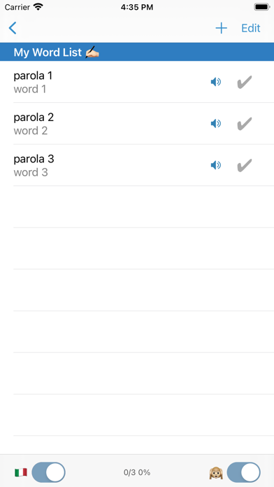 cRaMiT Italian GCSE Vocabulary Screenshot