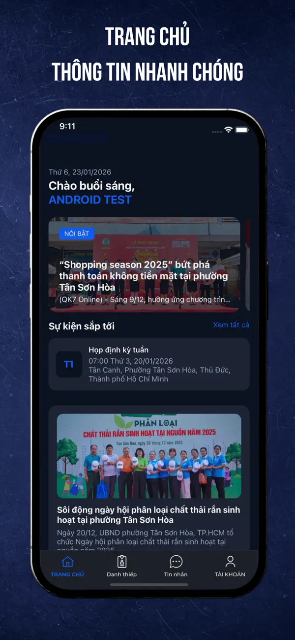 Screenshot #1 pour Hội Doanh Nghiệp Tân Sơn Hoà