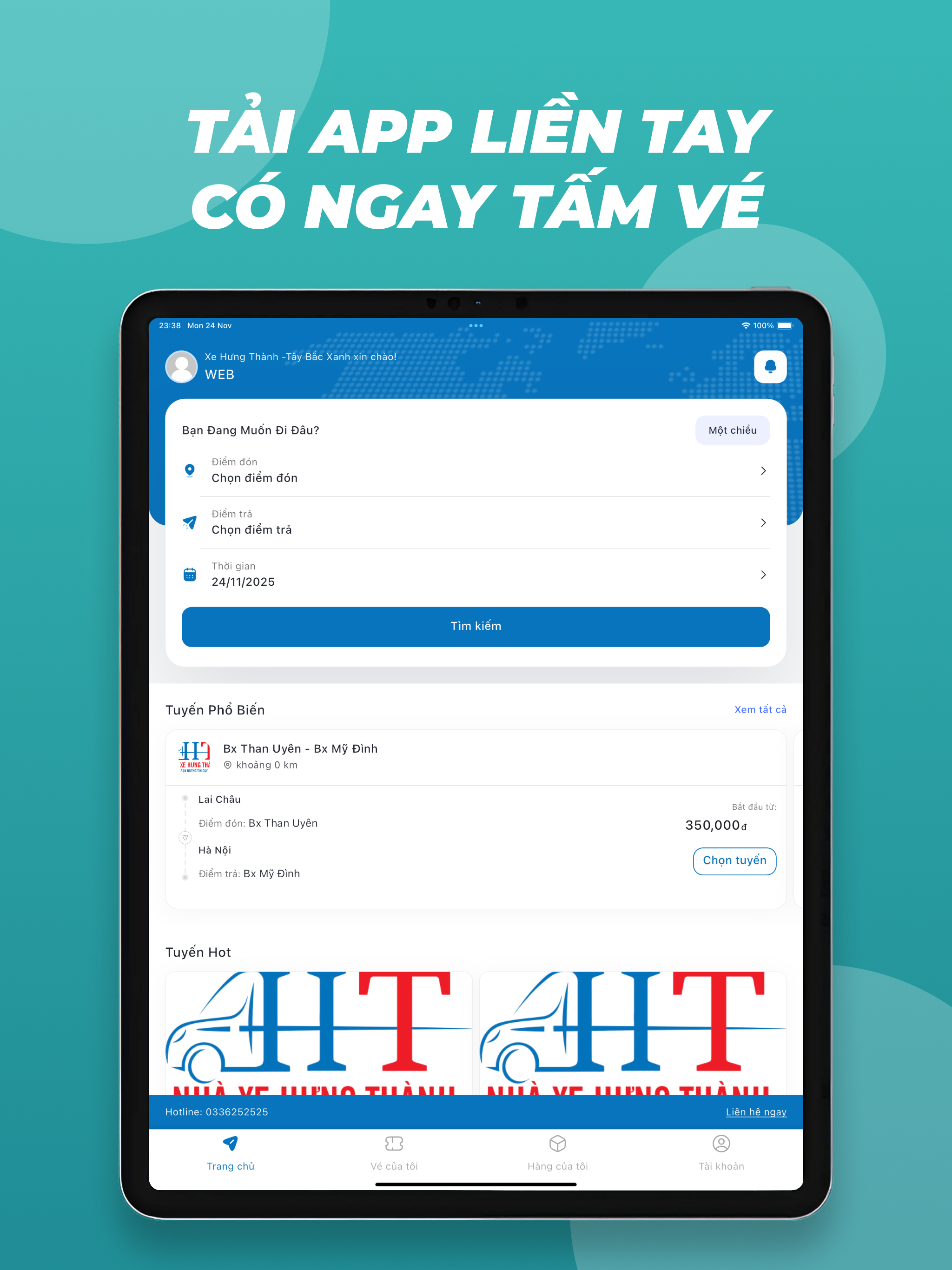 Xe Hưng Thành - Tây Bắc Xanh