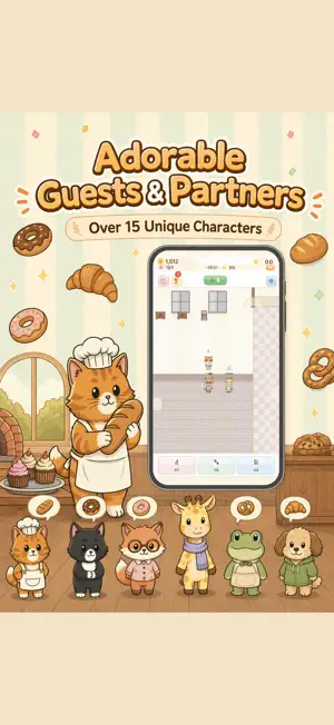 Cat Bakery Tycoon: Idle Cafe screenshot 3