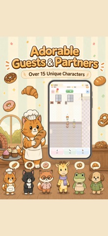Cat Bakery Tycoon: Idle Cafe iPhone screenshot
