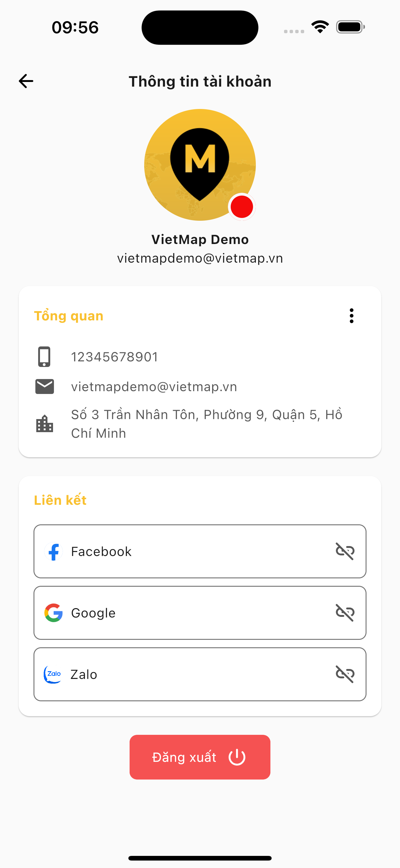 Vietmap Motrak screenshot 3