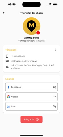 Vietmap Motrak screenshot