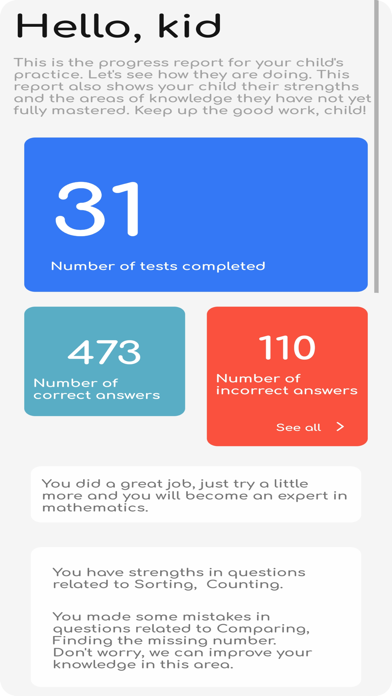 Math Genius - Grade 1 Screenshot