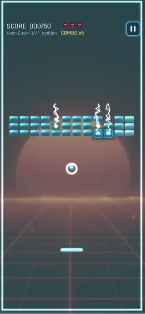 Hyper Bounce: Brick Breaker screenshot 2