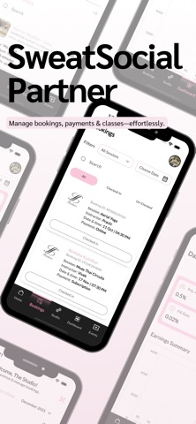SweatSocial Partner screenshot