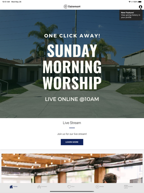 Clairemont Covenant Church app screenshot