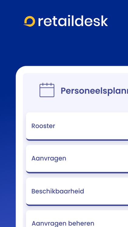 Personeelsplanning Retaildesk