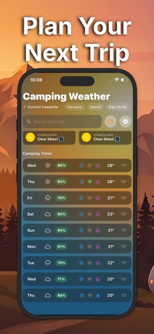 Camping Weather:Forecast, Wind Screenshot 2 of 7