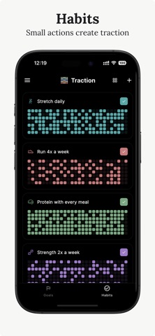 Habit & Goal Tracker: Traction Screenshot 3 of 8