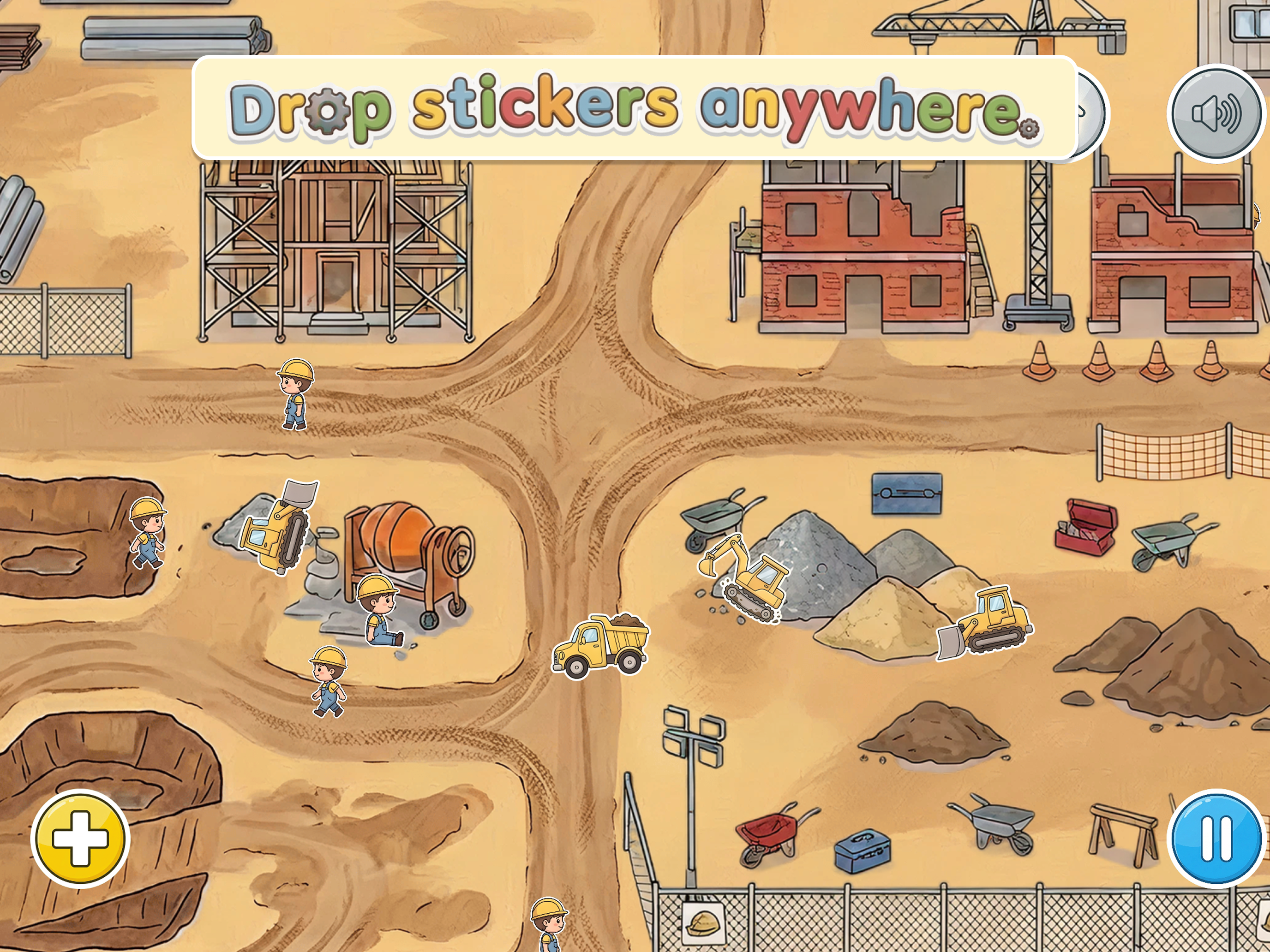Wobbleville: Sticker Town screenshot 9