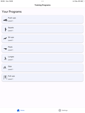 SixFit app screenshot