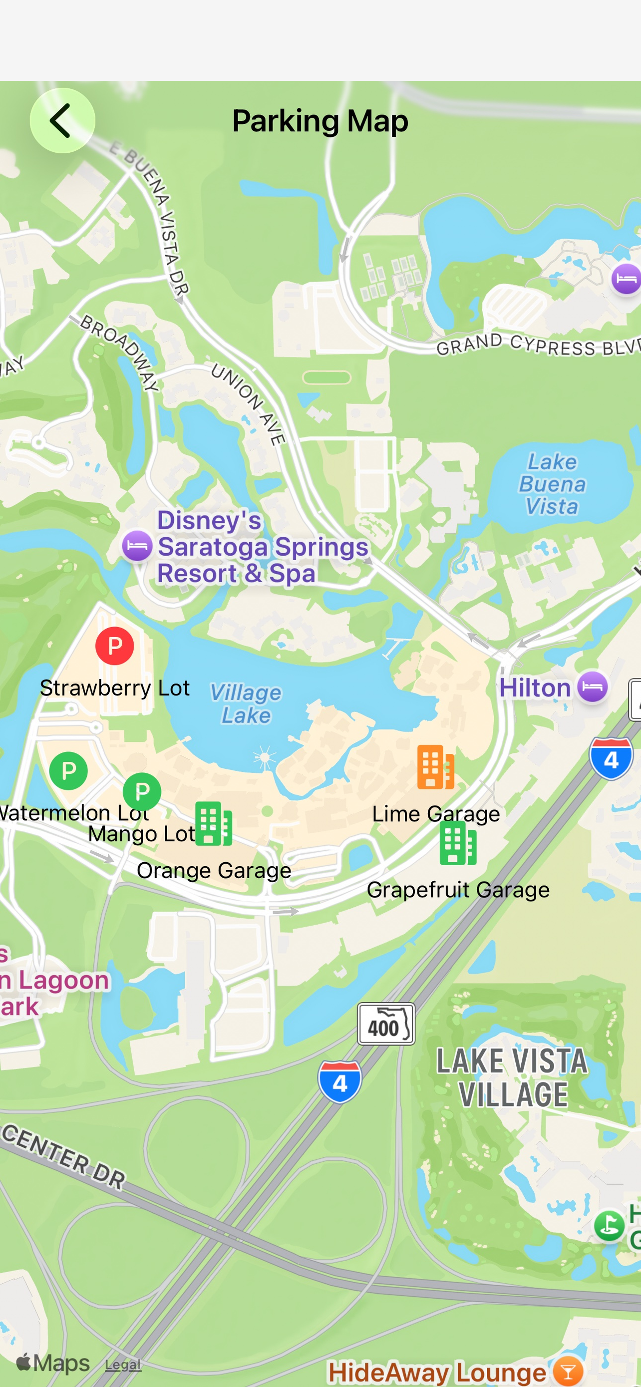 Springs Parking Status screenshot 3
