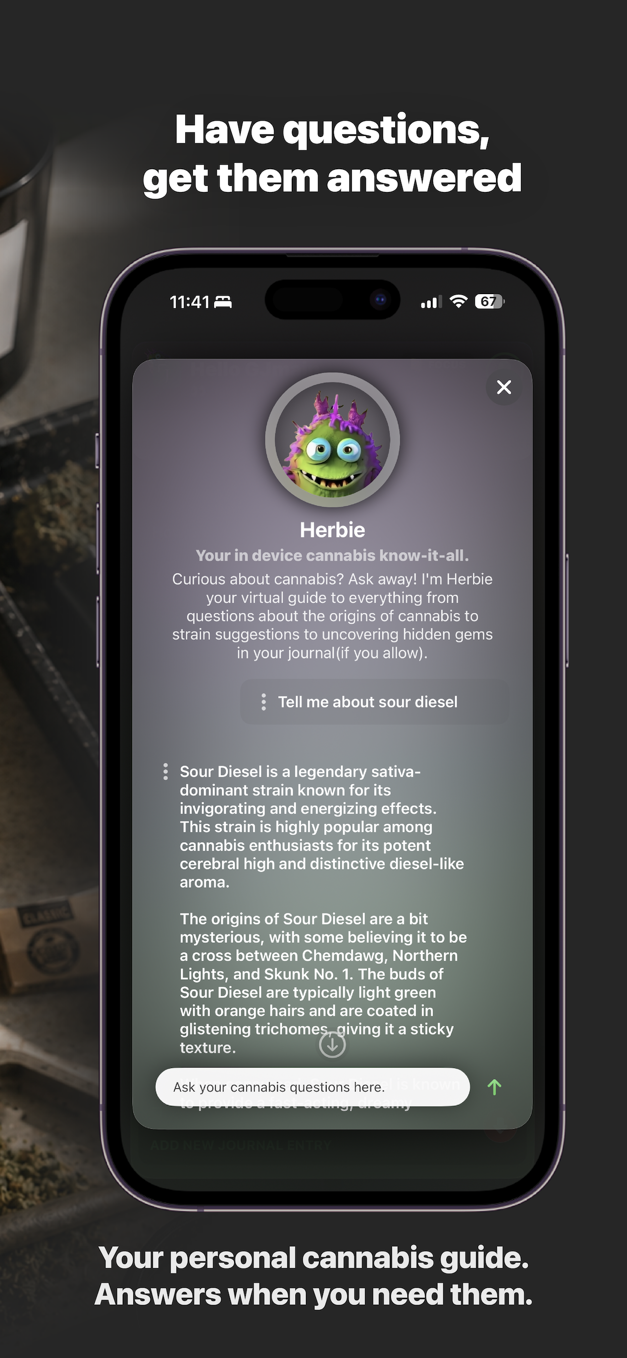 Green Journal: Your Weed Diary