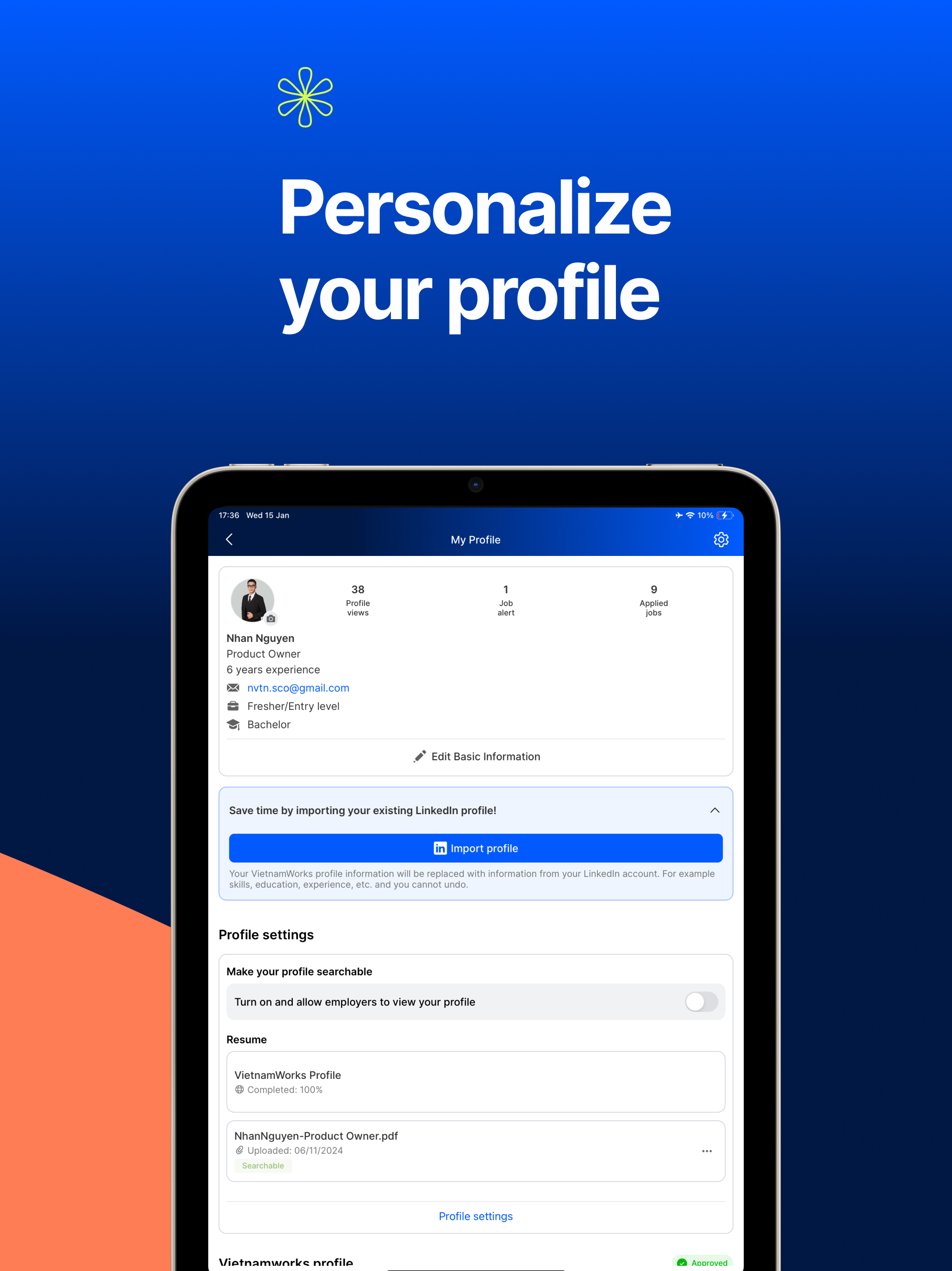 VietnamWorks - Job Search screenshot 12