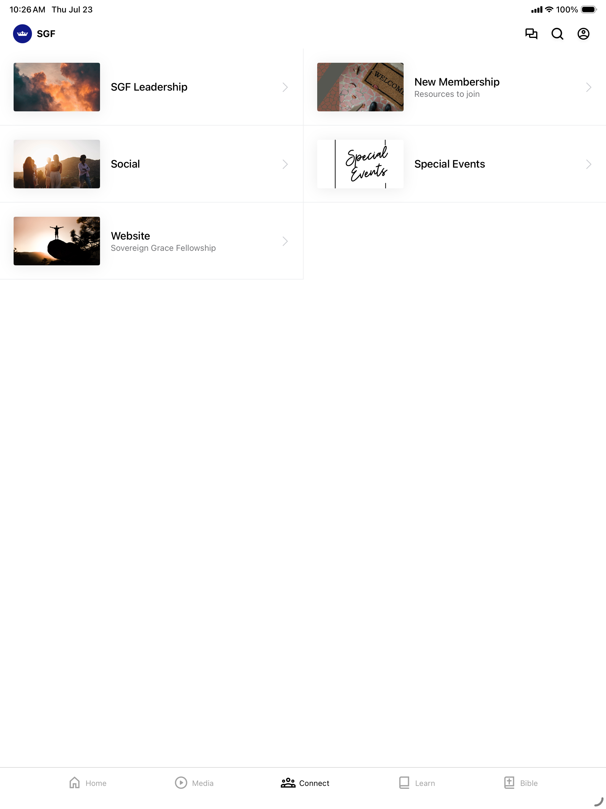 Sovereign Grace Fellowship screenshot 7