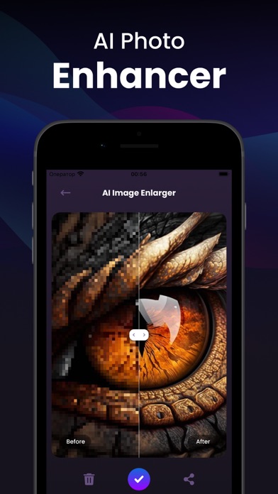 AI Image Enhancer App Screenshot