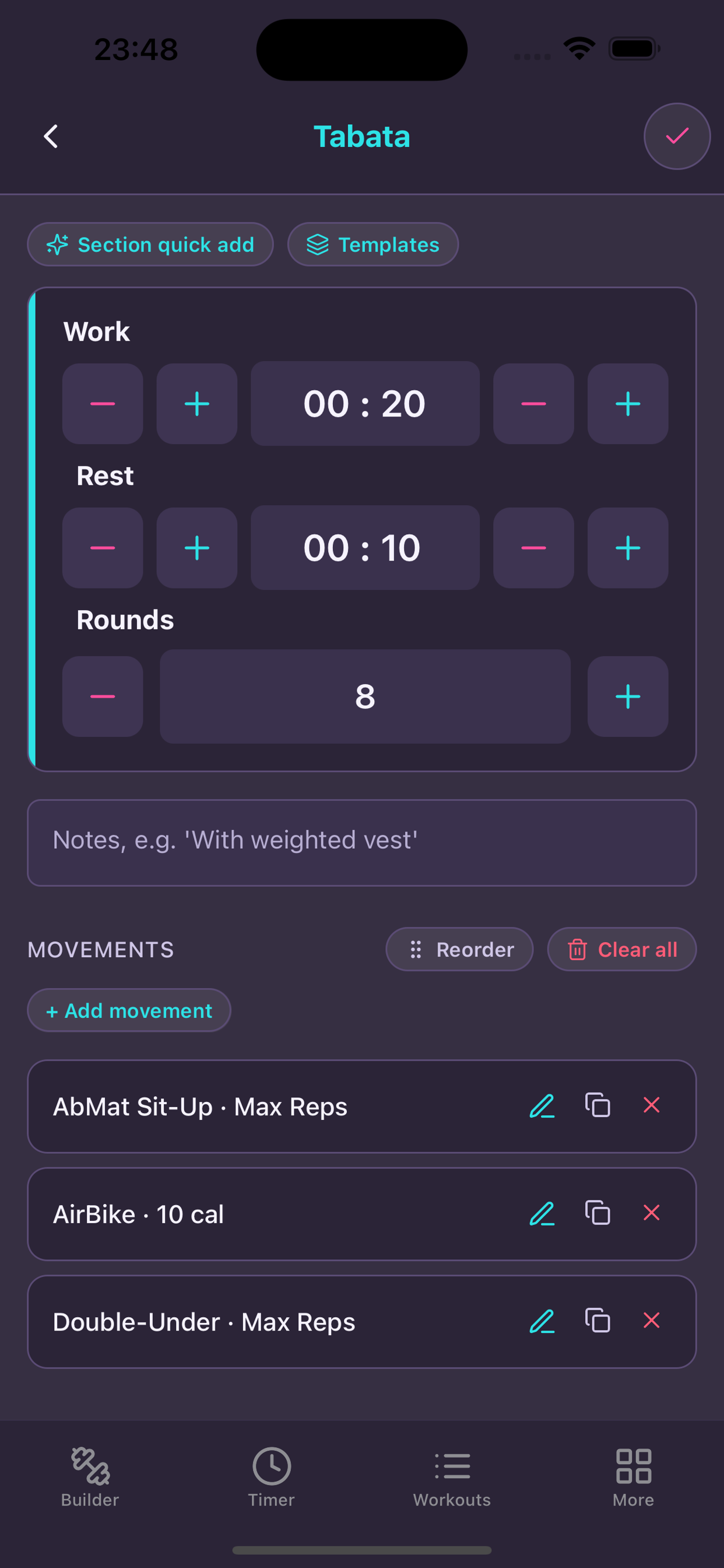 WOD Timer