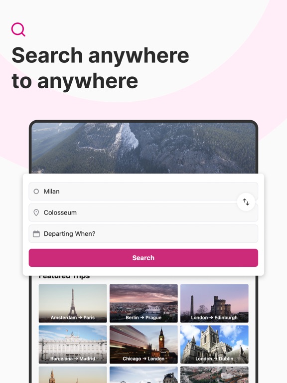 Rome2Rio: Trip Planner iPad screenshot 4 - Travel app