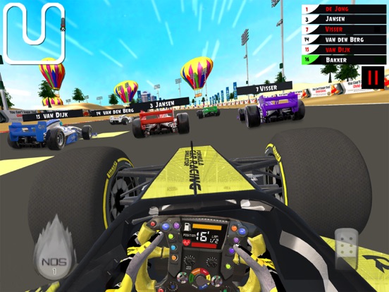 Formule Auto Racen Simulator iPad app afbeelding 2