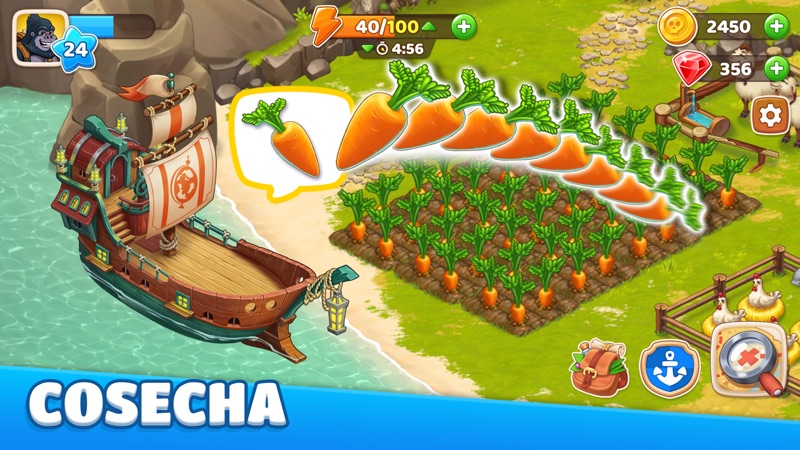 Adventure Bay: Juego de granja screenshot 8