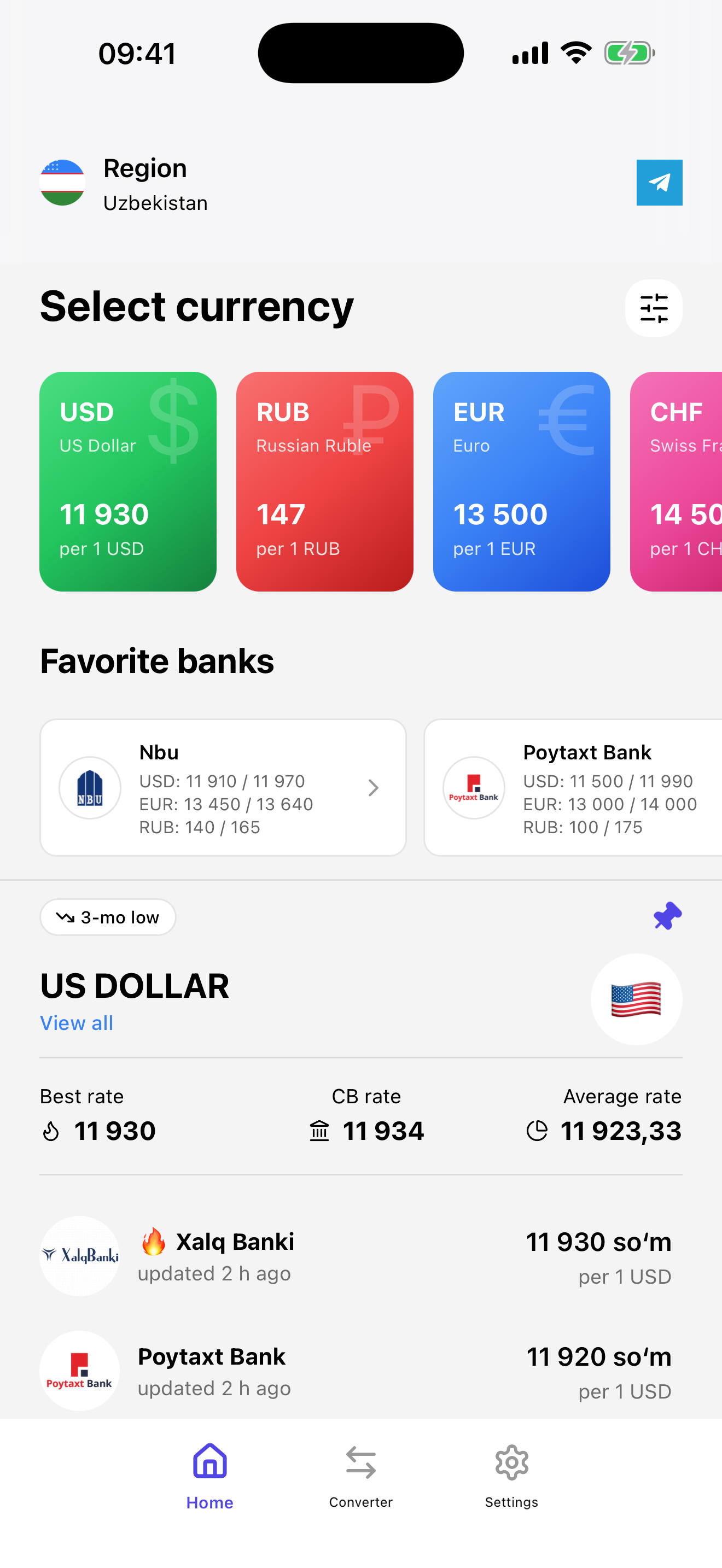 Uzbekistan Currency Rates screenshot 2