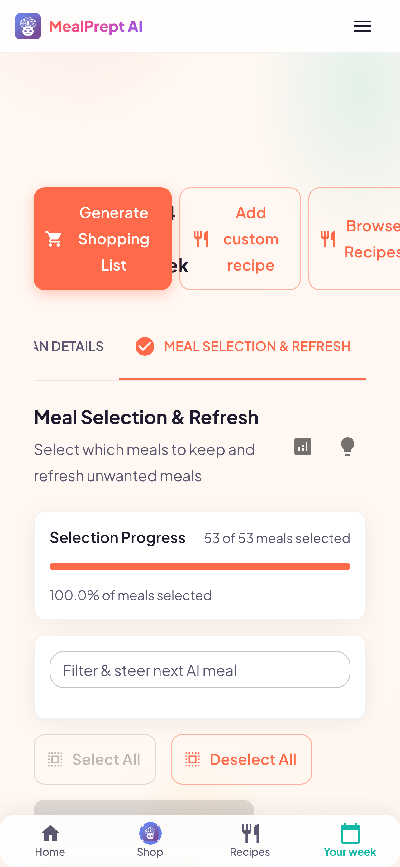 MealPrept AI screenshot 5