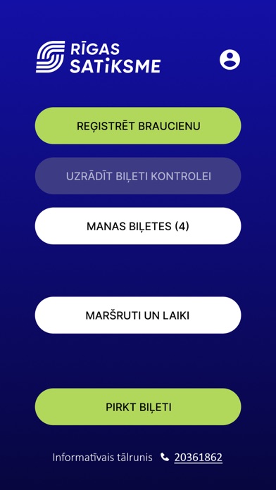 Rīgas satiksmes koda biļete Screenshot