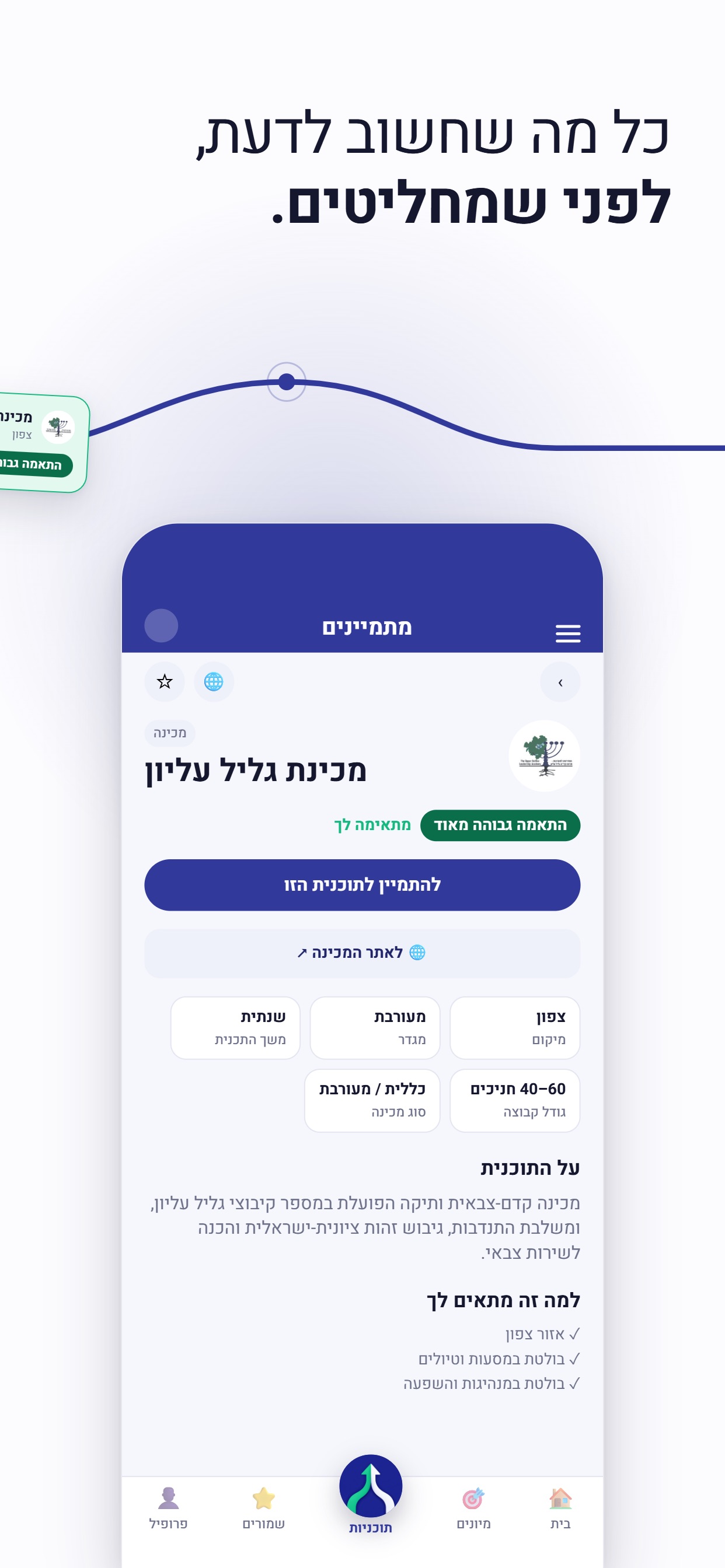 Screenshot 1 of מתמיינים