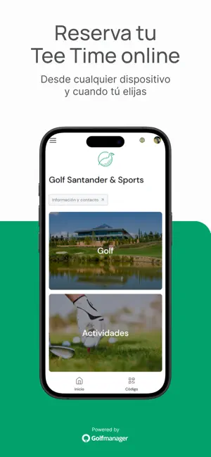 Golf Santander & Sports screenshot 1