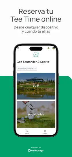 Captura de pantalla de Golf Santander & Sports en iPhone 1