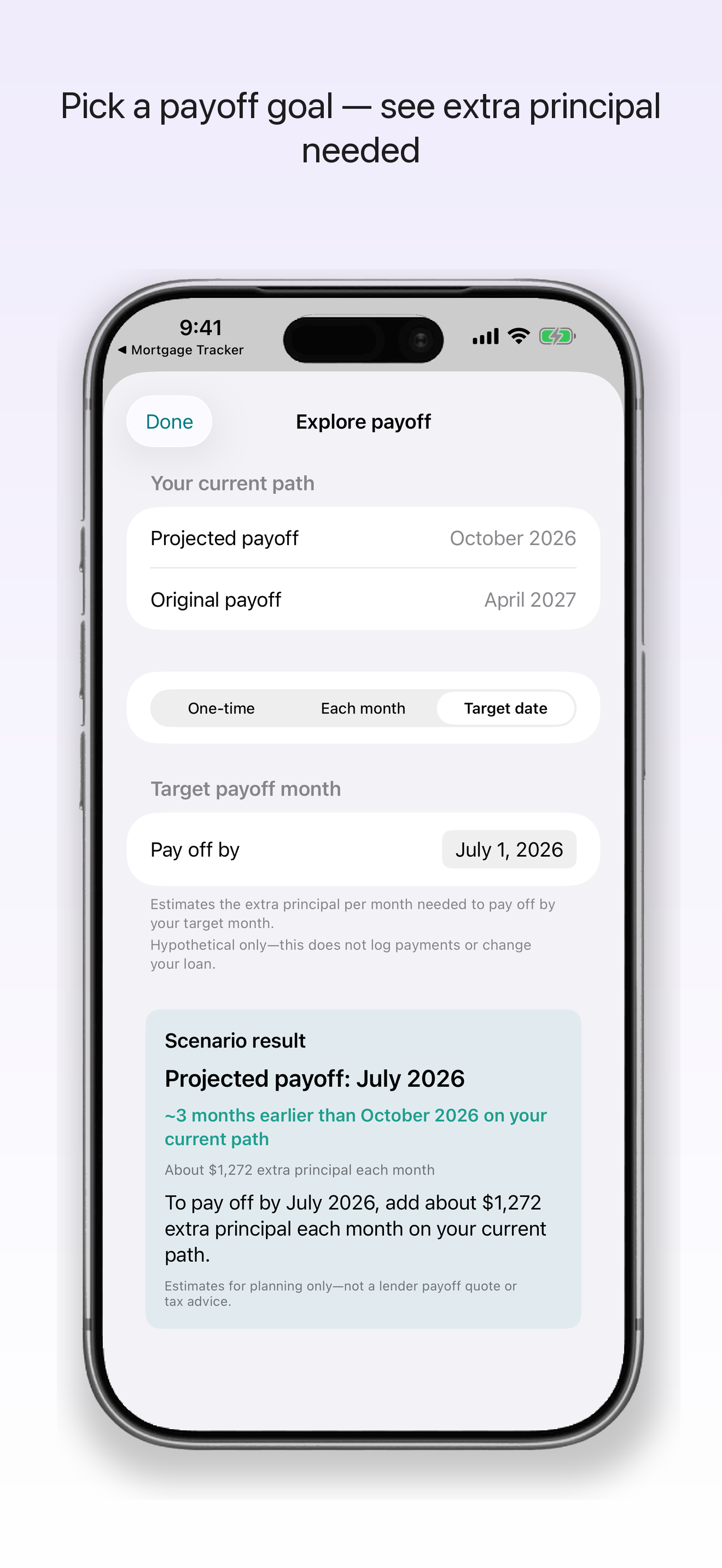 LoanTrail Auto Loan Tracker screenshot 2