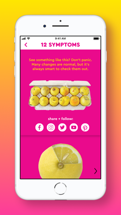Know Your Lemons Breast Check Screenshot 3 - AppWisp.com Know Your Lemons Breast Check Screenshot 3 - AppWisp.com