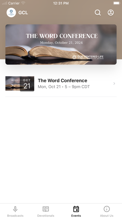 God Centered Life Ministries Screenshot