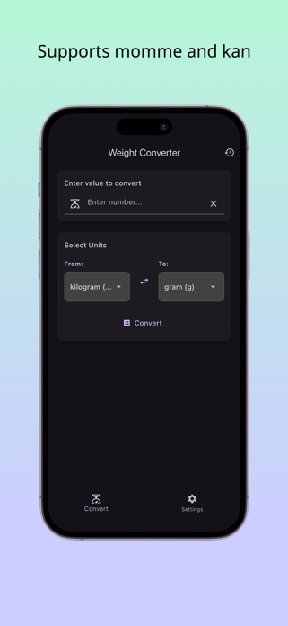 Weicon - Weight Unit Converter Screenshot 2 of 2