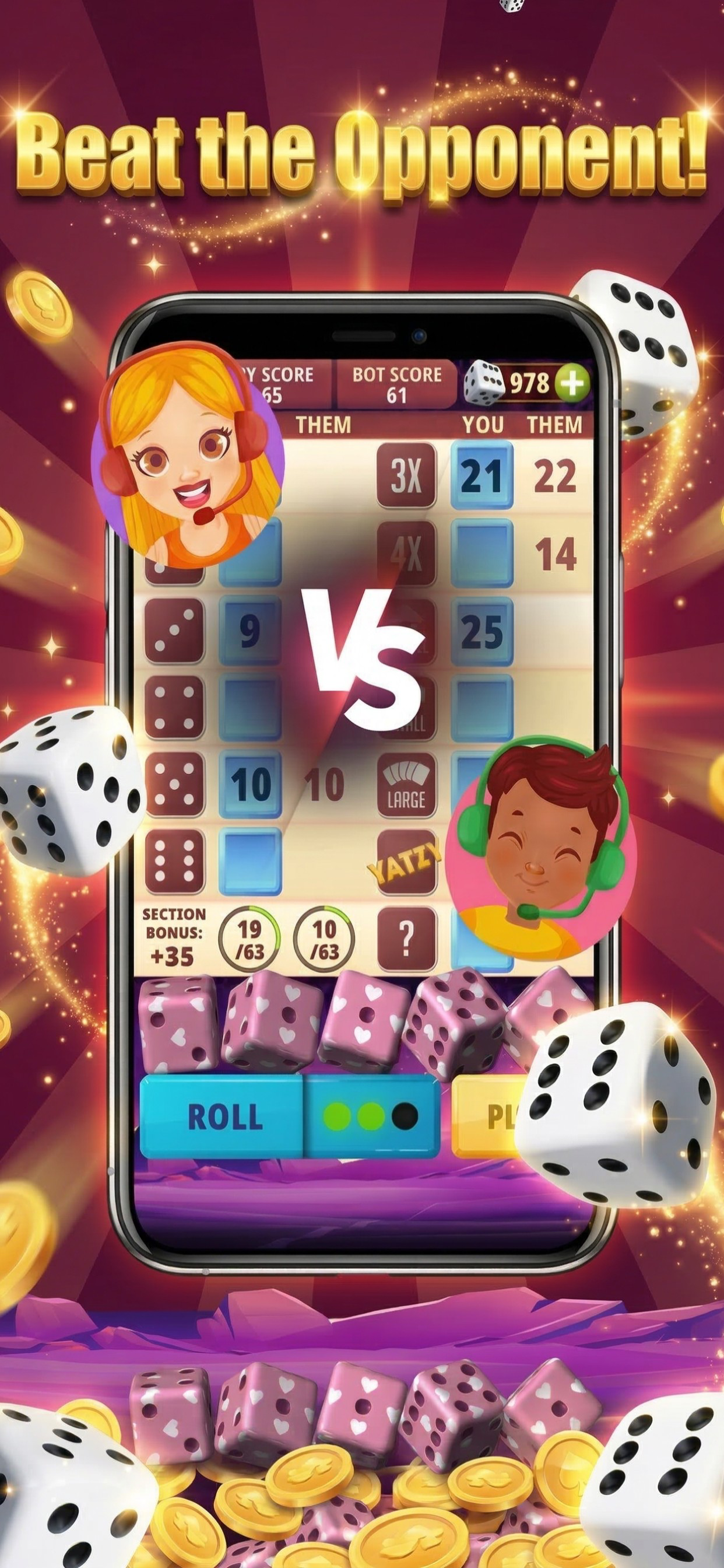 Yatzy Classic - Dice Games