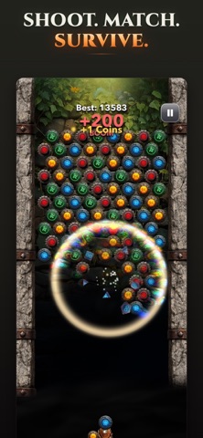 Bubble Runes: Pop Shooter iPhone screenshot