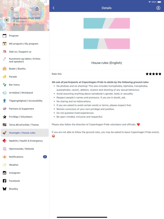 Copenhagen Pride app screenshot 3