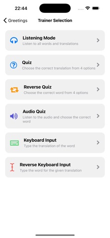 Flashcards: learn words Screenshot 5 of 9