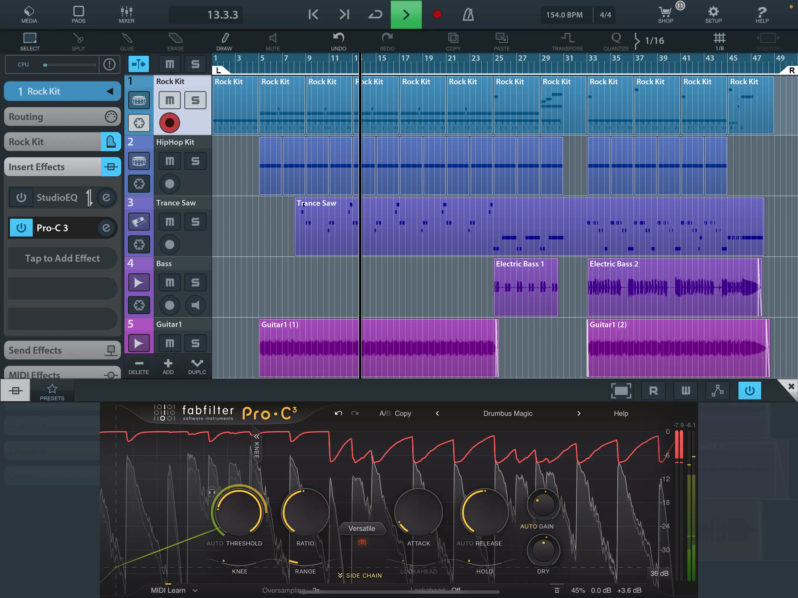 #5. FabFilter Pro-C 3 (iOS) De: FabFilter
