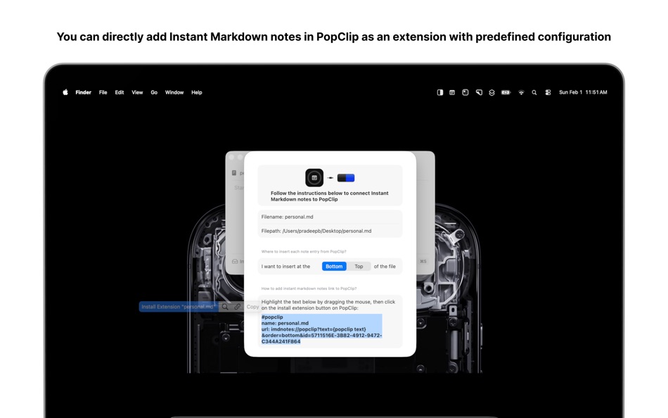 #4. Instant Markdown Notes (macOS) Ved: Pradeep Burugu