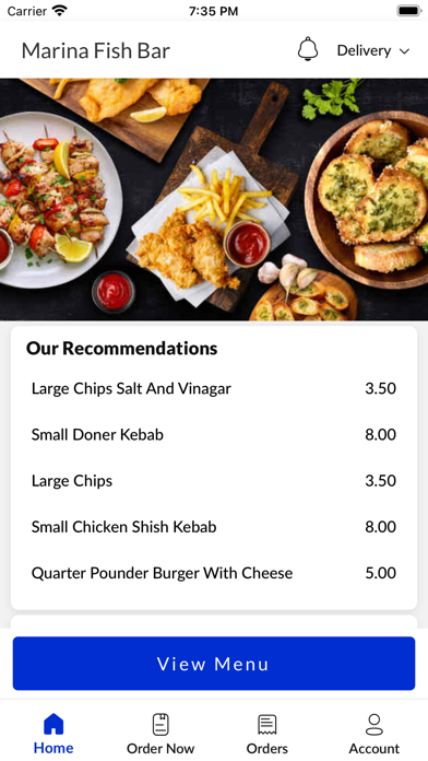 Marina Fish Bar. Screenshot