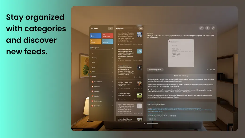 AI新闻聚合 智能RSS: NewsNinja screenshot 4