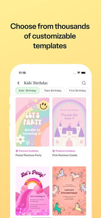 Evite: Party Invitation Maker Screenshot 2 of 7