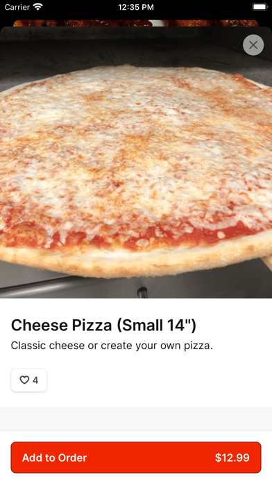 Nostra Pizza To Go iPhone screenshot 3 - Food & Drink app