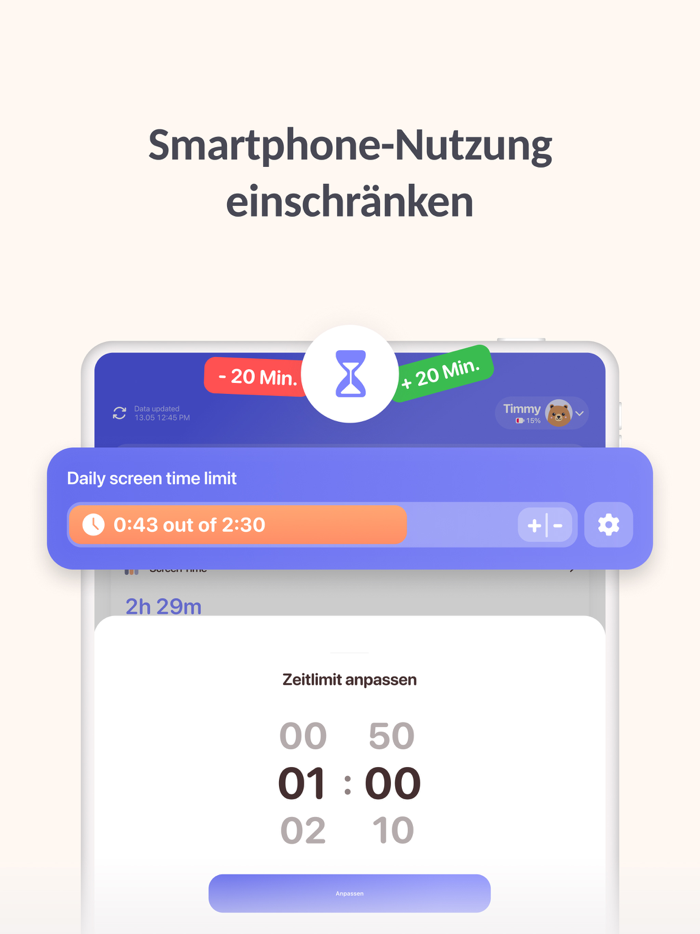 Kindersicherung,Bildschirmzeit