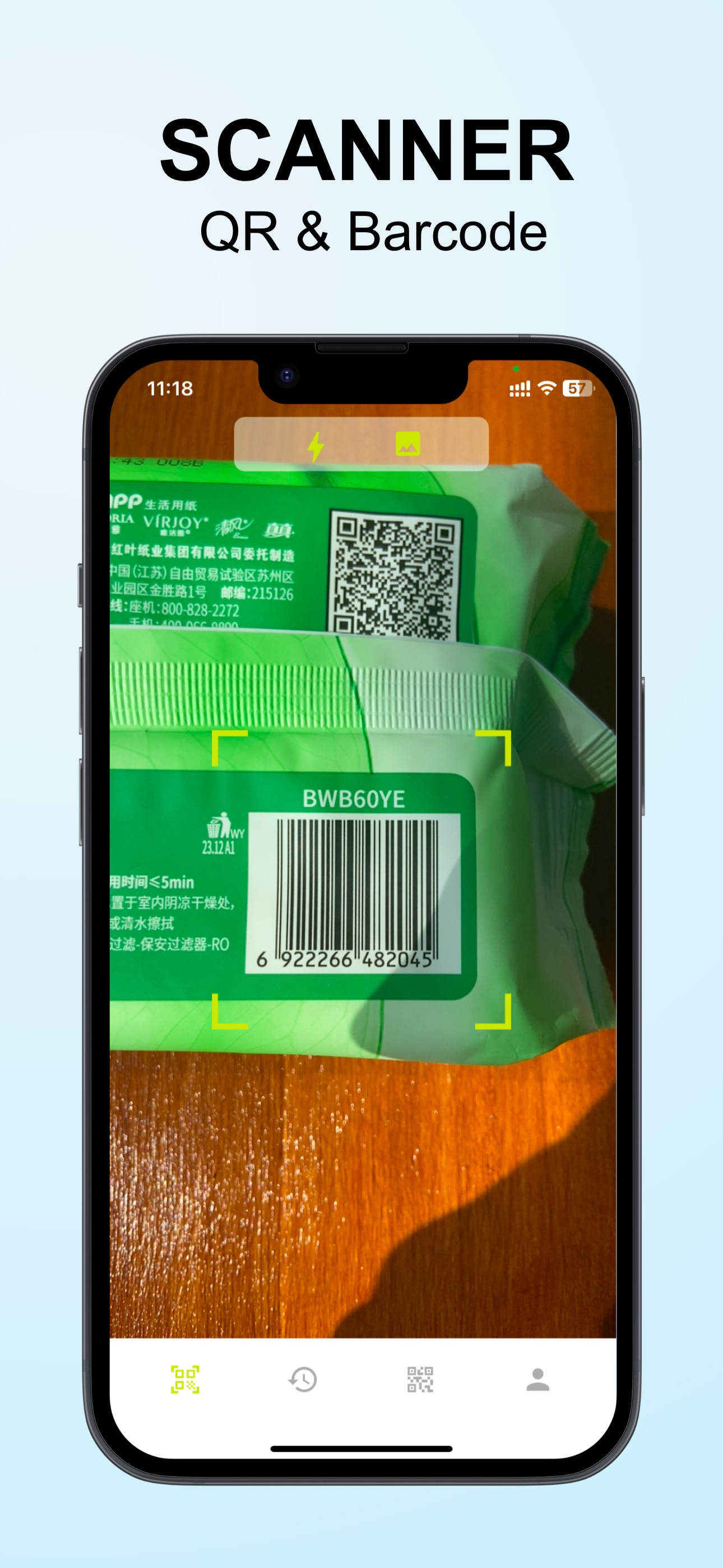 QR & Barcode Fast Scanner