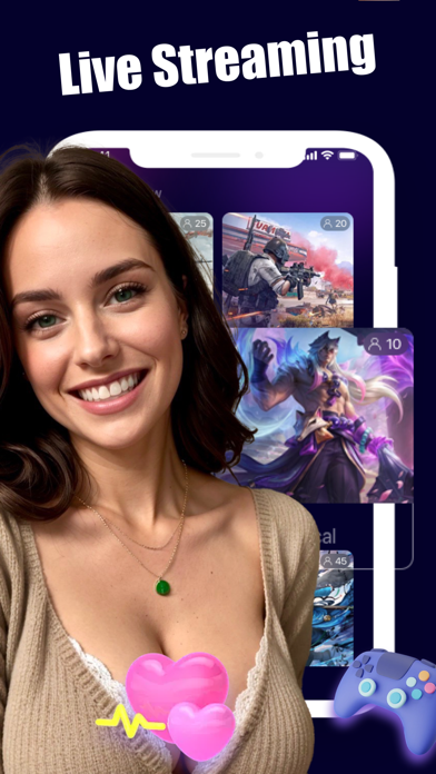 WinkMe - Live Chat Games Screenshot